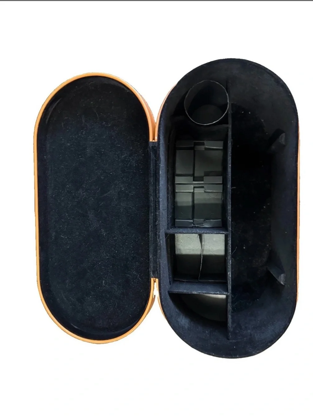 Dyson Airwrap Styler Leather Storage Hard Case Only Tan Brown